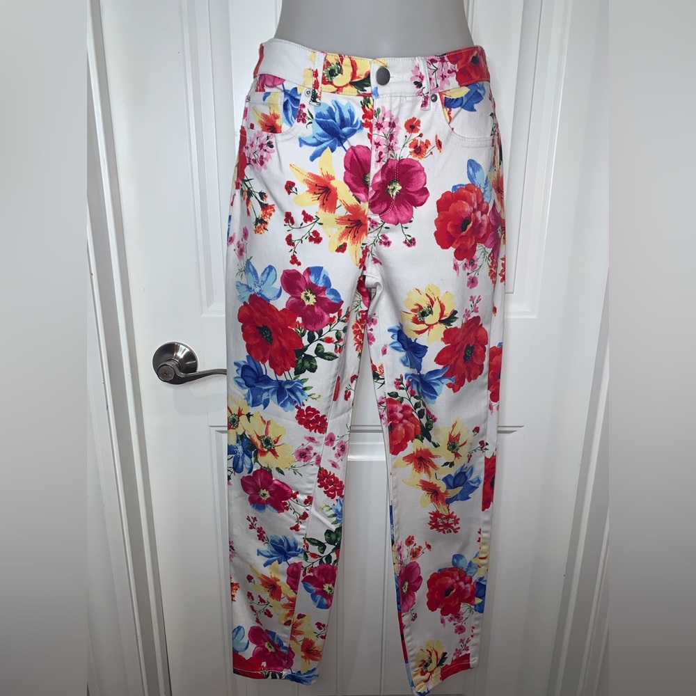 For the Republic Flower Print Jeans